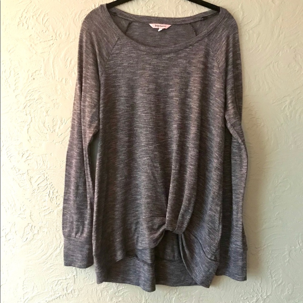 Juicy Couture-Tie Front Sweater